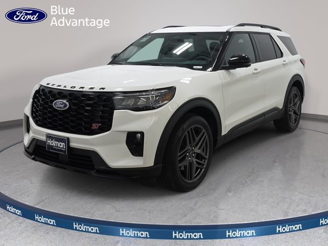 White Metallic 2025 Ford Explorer SUV / Crossover All-Wheel Drive Automatic