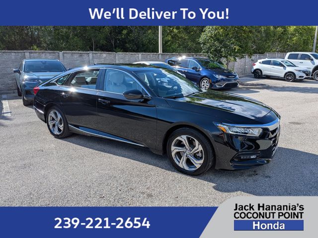 Crystal Black Pearl 2018 Honda Accord Sedan Front-Wheel Drive Automatic