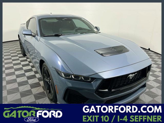 Blue 2024 Ford Mustang Coupe Rear-Wheel Drive Automatic