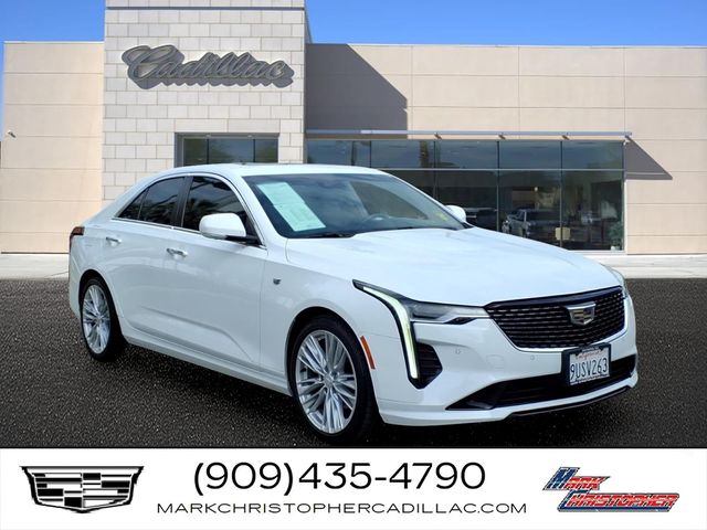 Summit White 2023 Cadillac CT4 Sedan Rear-Wheel Drive 8-Speed Automatic