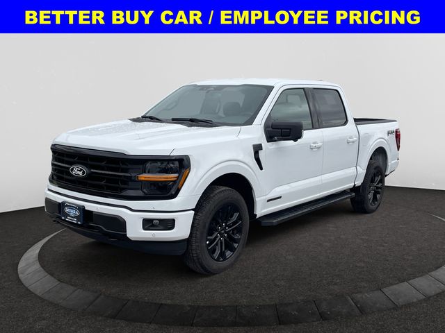 Oxford White 2025 Ford F-150 XLT SuperCrew 4WD Pickup Truck Four-Wheel Drive Automatic