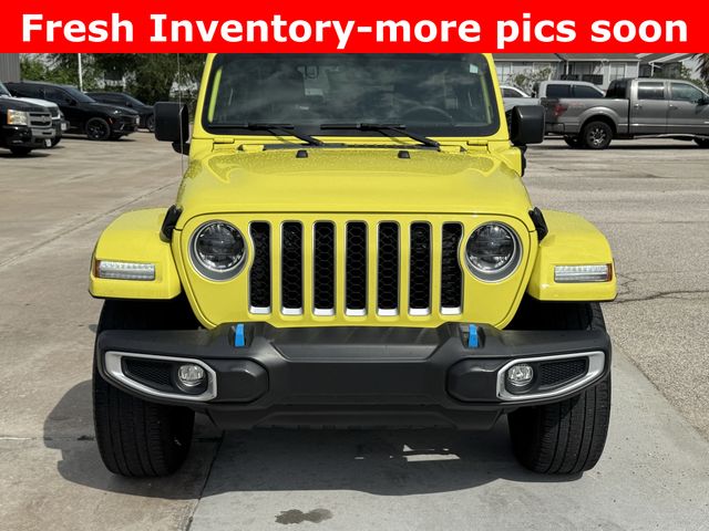 2023 Jeep Wrangler Sahara 4xe Yellow at DeMontrond Gulf Freeway