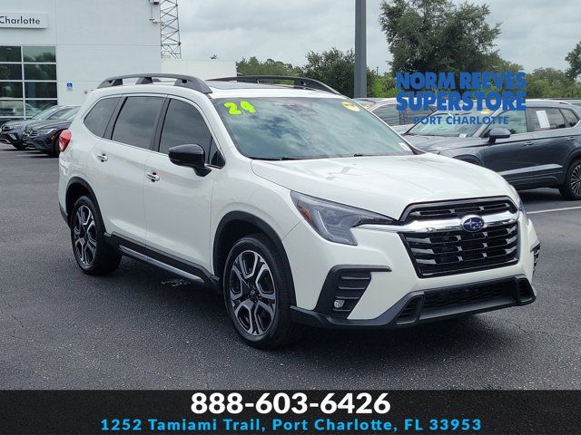 Crystal White Pearl 2024 Subaru Ascent Limited 8-Passenger AWD SUV / Crossover All-Wheel Drive Continuously Variable Transmission