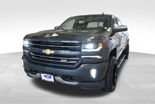 Gray (Graphite Metallic) 2018 Chevrolet Silverado 1500 Pickup Truck Four-Wheel Drive 8-Speed Automatic Overdrive
