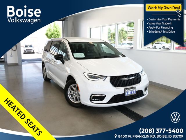 Bright White Clearcoat 2024 Chrysler Pacifica Touring L FWD Minivan Front-Wheel Drive 9-Speed Automatic