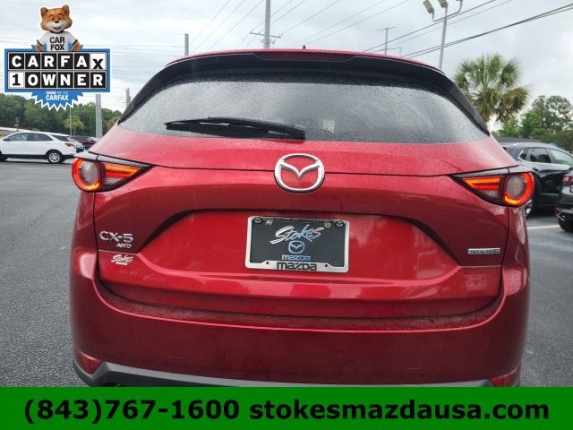 2021 Mazda CX-5 Grand Touring Red at Stokes Mazda