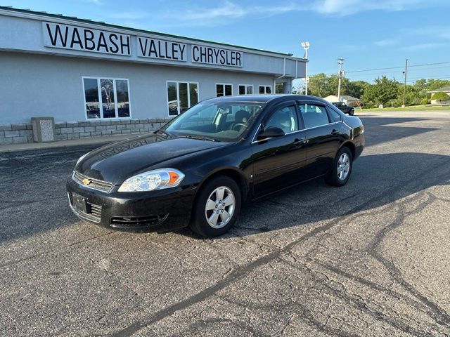 Black 2007 Chevrolet Impala Sedan Front-Wheel Drive 4-Speed Automatic Overdrive