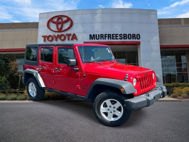 Flame Red Clearcoat 2014 Jeep Wrangler Unlimited Sport 4WD SUV / Crossover Four-Wheel Drive 5-Speed Automatic