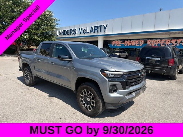Sterling Gray Metallic 2024 Chevrolet Colorado Pickup Truck Four-Wheel Drive 8-Speed Automatic