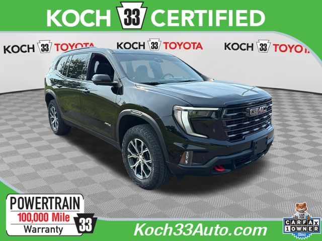 Black (Ebony Twilight Metallic) 2025 GMC Acadia SUV / Crossover Four-Wheel Drive 8-Speed Automatic