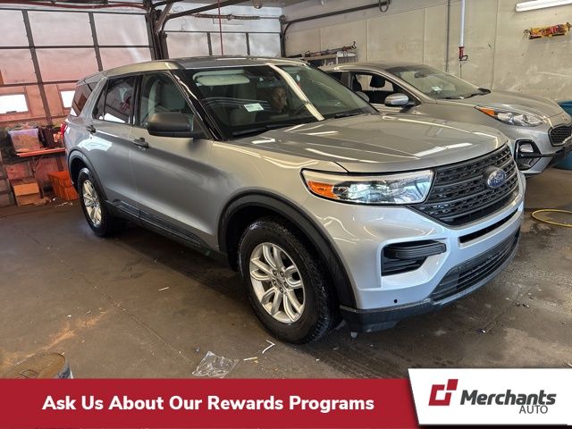 Silver Metallic 2021 Ford Explorer AWD SUV / Crossover All-Wheel Drive Automatic