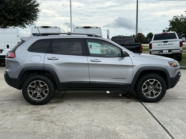 2020 Jeep Cherokee Trailhawk Silver at Victoria Chrysler Dodge Jeep Ram