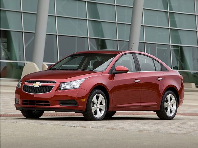 Silver 2012 Chevrolet Cruze Sedan Front-Wheel Drive 6-Speed Manual Overdrive
