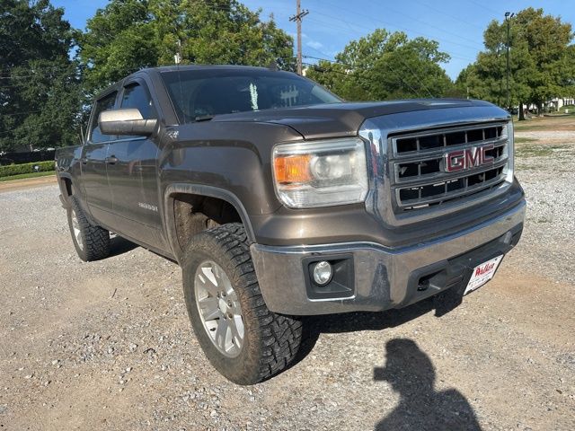 Bronze Alloy Metallic 2015 GMC Sierra 1500 SLE Crew Cab 4WD Pickup Truck Four-Wheel Drive 6-Speed Automatic Overdrive