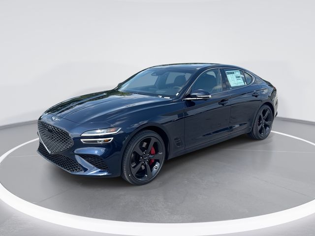 Capri Blue 2026 Genesis G70 3.3T Sport Prestige AWD Sedan All-Wheel Drive 8-Speed Automatic