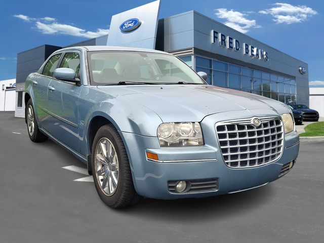Clearwater Blue Pearlcoat/Black Cloth Top 2009 Chrysler 300 Sedan Rear-Wheel Drive 4-Speed Automatic