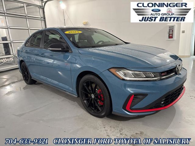 Monterey Blue 2025 Volkswagen Jetta GLI Autobahn FWD Sedan Front-Wheel Drive Automatic