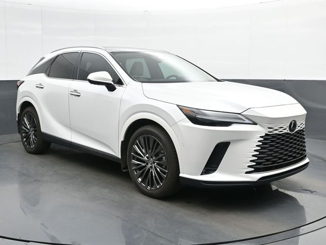 Eminent White Pearl 2023 Lexus RX Hybrid 350h Luxury AWD SUV / Crossover All-Wheel Drive Continuously Variable Transmission
