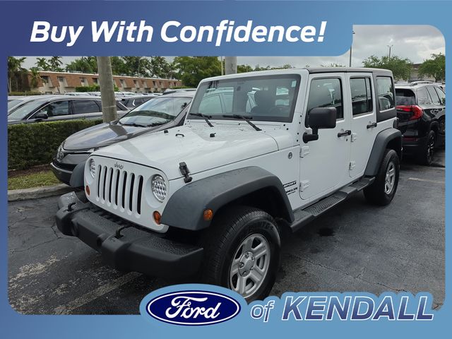 Bright White Clearcoat 2013 Jeep Wrangler Unlimited Sport 4WD SUV / Crossover Four-Wheel Drive 5-Speed Automatic
