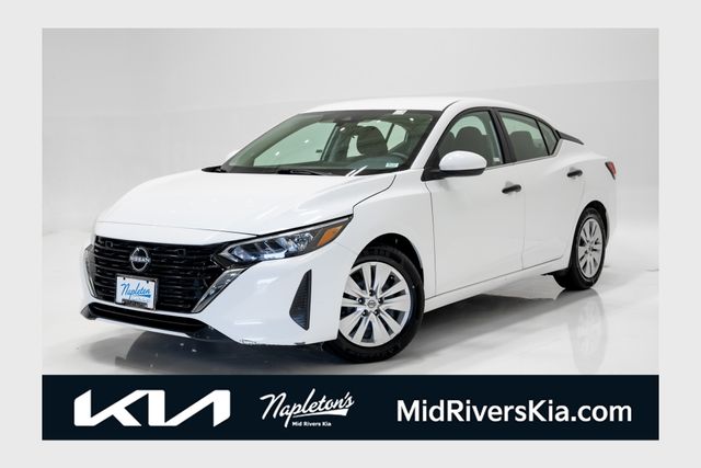 White (Fresh Powder) 2025 Nissan Sentra Sedan Front-Wheel Drive Continuously Variable Transmission