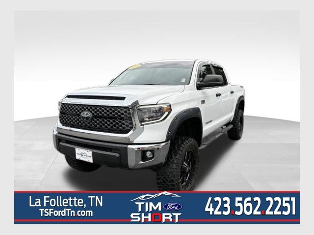 White 2019 Toyota Tundra Pickup Truck Four-Wheel Drive 6-Speed Automatic