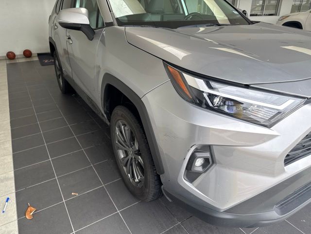 2023 Toyota RAV4 Hybrid XLE Premium Silver at North Houston Mitsubishi