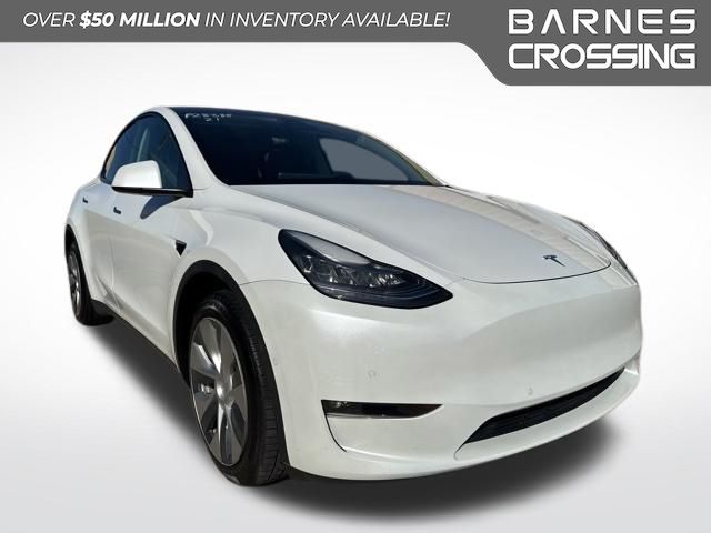 White 2021 Tesla Model Y Long Range AWD SUV / Crossover All-Wheel Drive 1-Speed Automatic