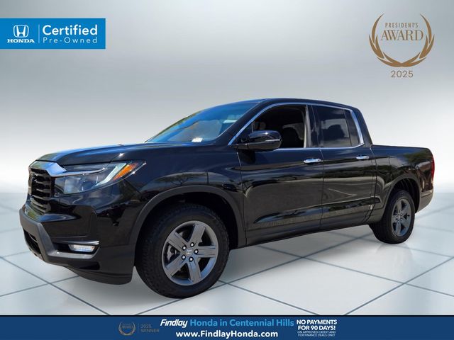 Crystal Black Pearl 2023 Honda Ridgeline RTL-E AWD Pickup Truck All-Wheel Drive 9-Speed Automatic