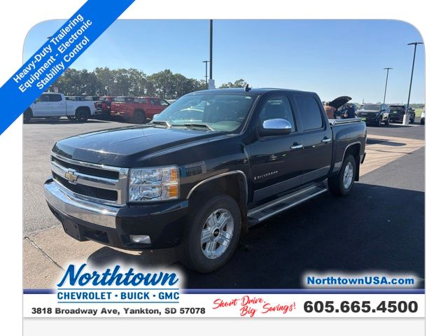 Black 2008 Chevrolet Silverado 1500 Pickup Truck 4-Speed Automatic Overdrive