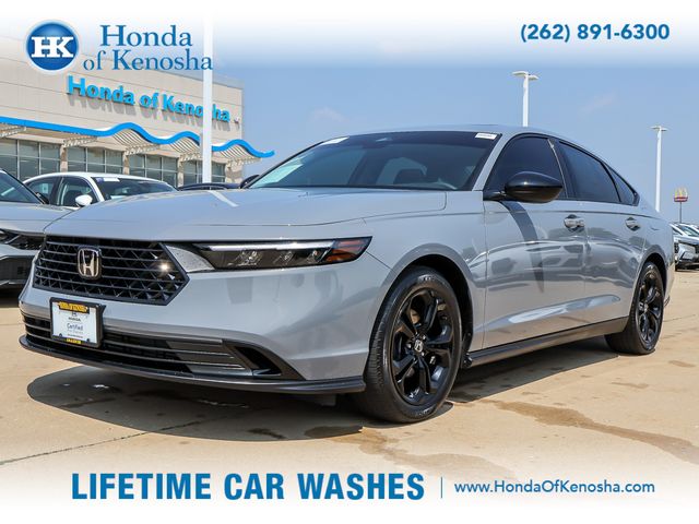 Urban Gray Pearl 2025 Honda Accord Sedan Front-Wheel Drive Continuously Variable Transmission
