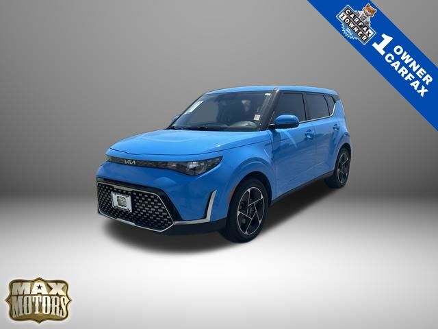 Surf Blue 2025 Kia Soul SUV / Crossover Front-Wheel Drive Continuously Variable Transmission