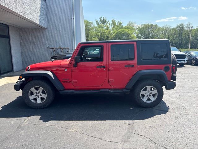 2013 Rock Lobster Clearcoat Jeep Wrangler Unlimited Sport 4X4 SUV