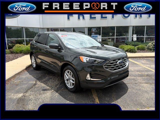 Forged Green Metallic 2022 Ford Edge SUV / Crossover All-Wheel Drive 8-Speed Automatic