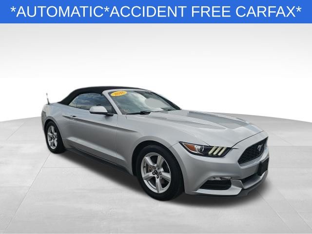 Ingot Silver 2016 Ford Mustang V6 Convertible RWD Convertible Rear-Wheel Drive 6-Speed Automatic