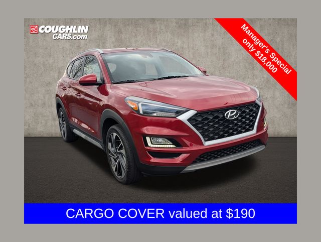 Red Crimson 2021 Hyundai Tucson SUV / Crossover All-Wheel Drive 6-Speed Automatic