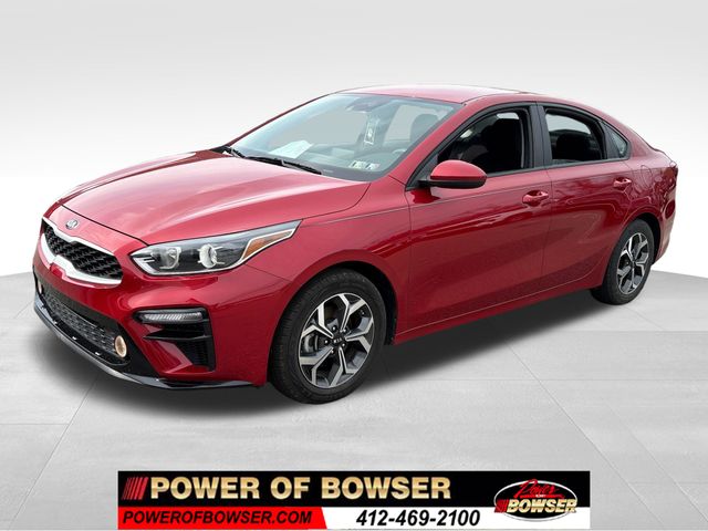 Currant Red 2019 Kia Forte LXS FWD Sedan Front-Wheel Drive Continuously Variable Transmission