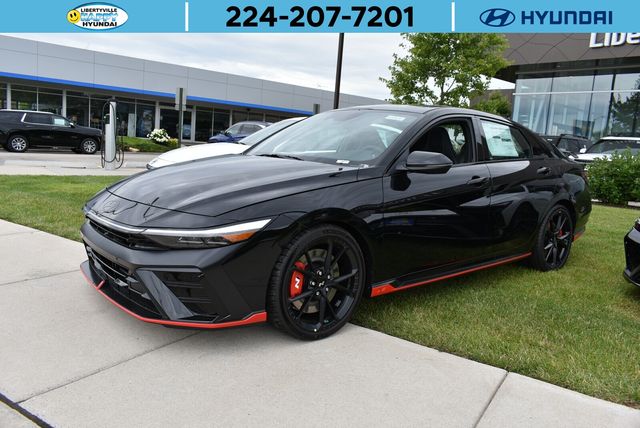 Abyss Black 2026 Hyundai Elantra N Sedan Front-Wheel Drive 8-Speed Automatic