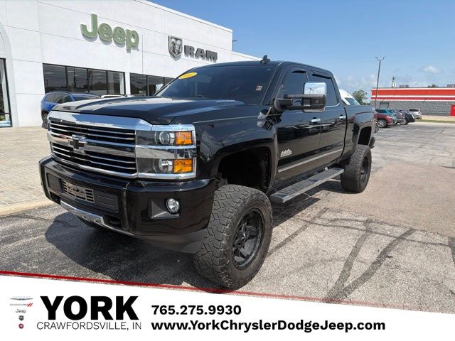 Black 2016 Chevrolet Silverado 2500HD Pickup Truck Four-Wheel Drive 6-Speed Automatic