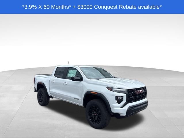 Summit White 2026 GMC Canyon Elevation Crew Cab 4WD Pickup Truck Four-Wheel Drive 8-Speed Automatic