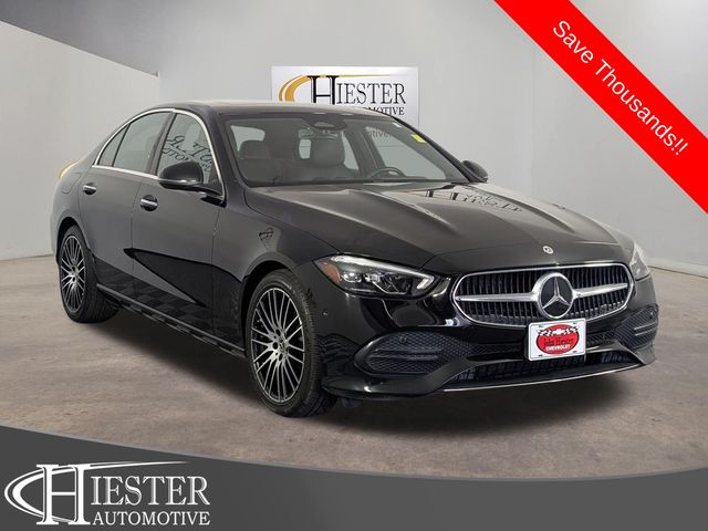Black 2024 Mercedes-Benz C-Class Sedan Rear-Wheel Drive 9-Speed Automatic