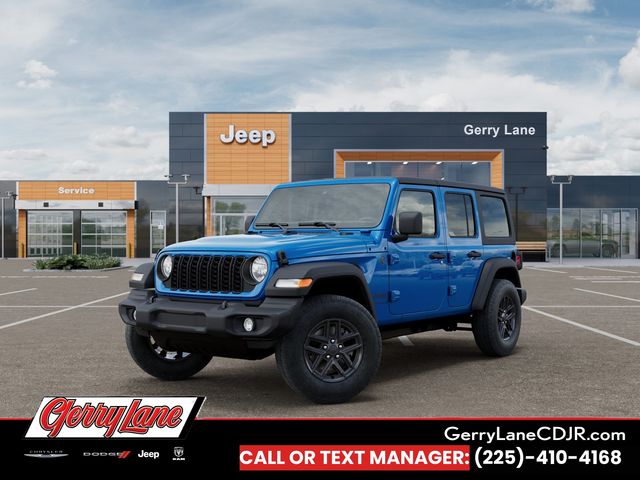 Hydro Blue Pearl Coat 2026 Jeep Wrangler Sport S 4-Door 4WD SUV / Crossover Four-Wheel Drive 8-Speed Automatic
