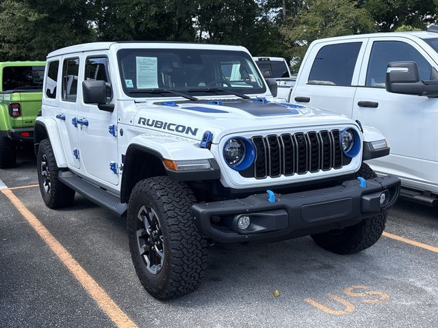 Bright White Clearcoat 2024 Jeep Wrangler 4xe SUV / Crossover Four-Wheel Drive 8-Speed Automatic