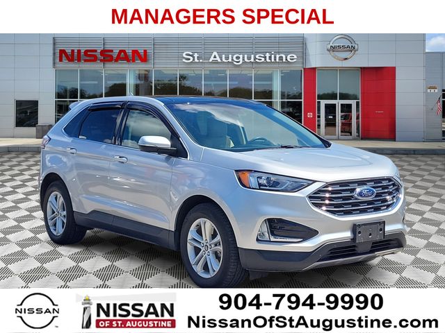 Ingot Silver Metallic 2019 Ford Edge SUV / Crossover All-Wheel Drive 8-Speed Automatic