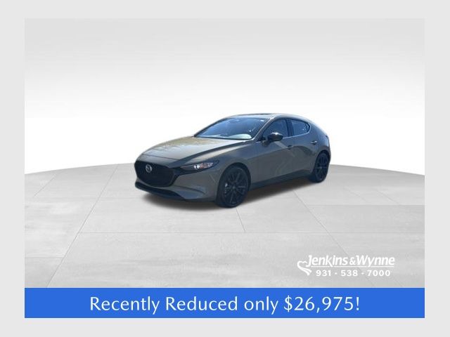 Zircon Sand Metallic 2024 Mazda MAZDA3 2.5 S Carbon Turbo Hatchback AWD Hatchback All-Wheel Drive 6-Speed Automatic