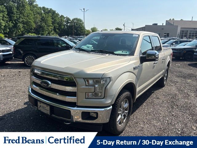 White Gold 2017 Ford F-150 Pickup Truck Four-Wheel Drive 6-Speed Automatic