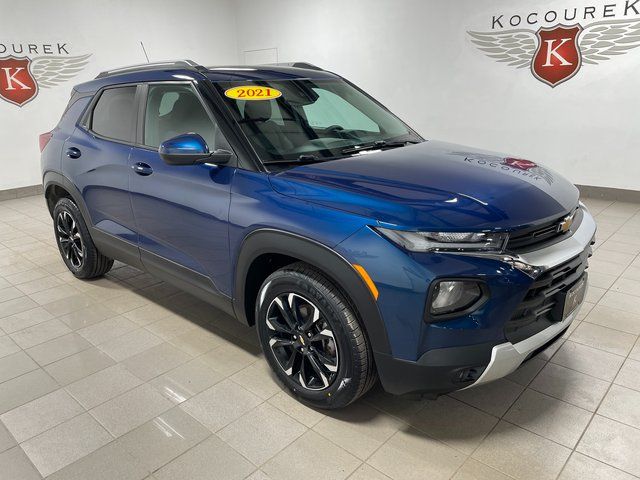 Pacific Blue Metallic 2021 Chevrolet Trailblazer SUV / Crossover Front-Wheel Drive Continuously Variable Transmission