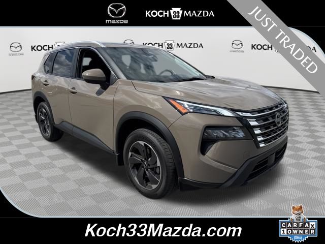 Baja Storm Metallic 2024 Nissan Rogue SV AWD SUV / Crossover All-Wheel Drive Continuously Variable Transmission