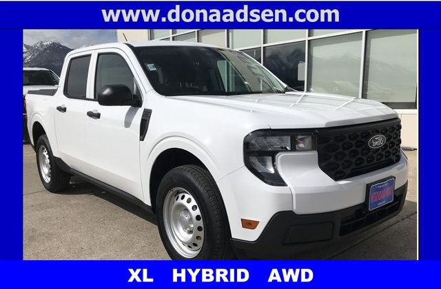 Oxford White 2026 Ford Maverick XL SuperCrew AWD Pickup Truck All-Wheel Drive Continuously Variable Transmission