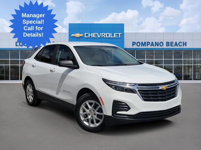 Summit White 2024 Chevrolet Equinox LS FWD with 1LS SUV / Crossover Front-Wheel Drive 6-Speed Automatic Overdrive