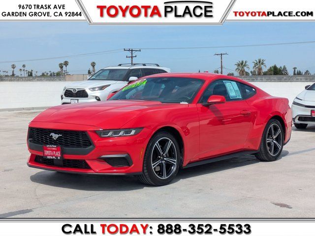 Race Red 2024 Ford Mustang EcoBoost Fastback RWD Coupe Rear-Wheel Drive Automatic